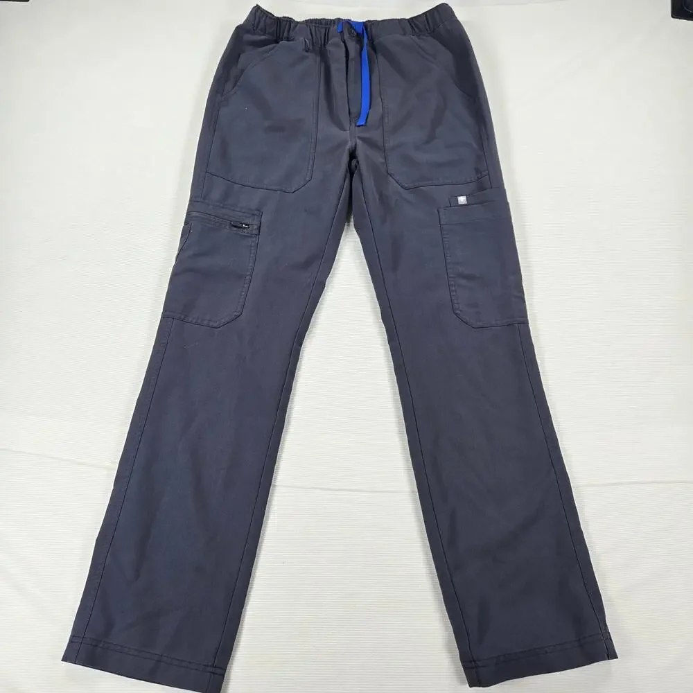 Figs Medical Healthcare Cairo Charcoal Gray Scrub‎ Pants Men's Size XS